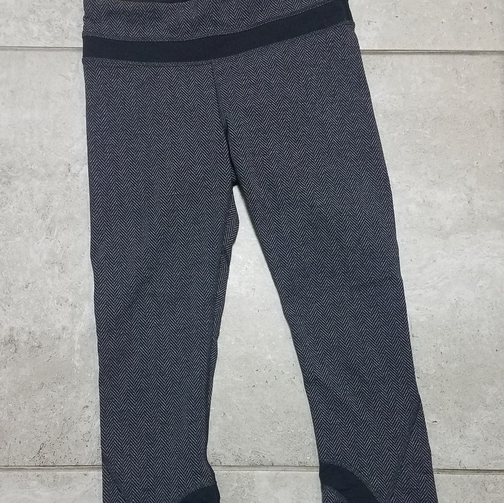 Lululemon Run Inspire crop II herringbone crop - Picture 4 of 7